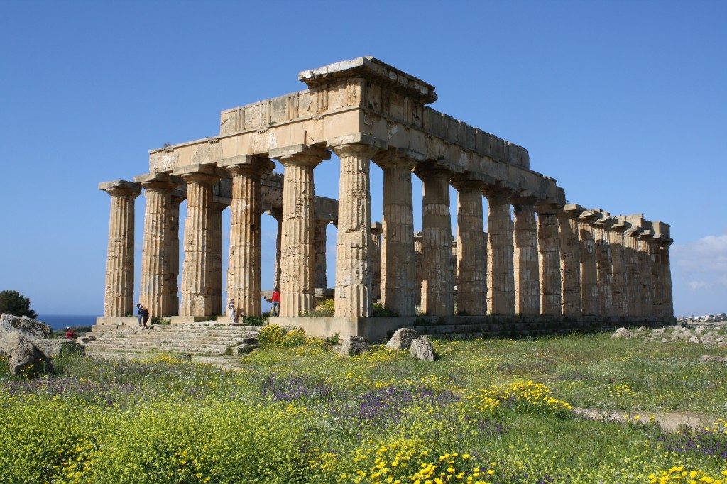 The Temple of Hera (aka Temple 'E'), from Selinus (Selinunte) in Sicily. The temple was dedicated to Hera in the 5th century BCE.