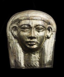 Mask of Queen Malakaye 664–653 B.C. Gilt silver *Harvard University—Boston Museum of Fine Arts Expedition *Photograph © Museum of Fine Arts, Boston
