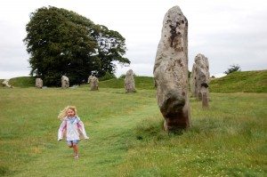 Visitors to the Avebury circle — which encloses nearly 30 acres — are free to revel among the stones. (photo: Rick Steves)