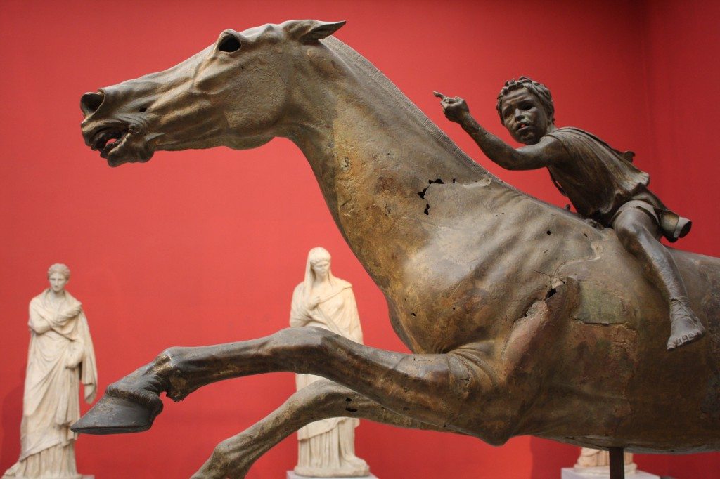 The bronze Artemision Jockey, 140 BCE.