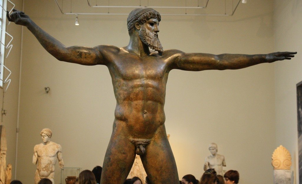 The Aretemisum Poseidon (or Zeus), c. 460 BCE. National Archaeological Museum, Athens.