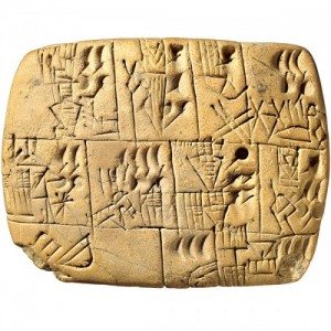 Early pre-cuneiform tablet record of beer allocation