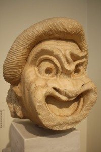 Greek Comedy mask, 2nd century BCE, photo by Mark Cartwright (http://www.ancient.eu/image/3290/).