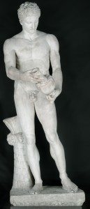 Statue of an Athlete (Ephesos Apoxyomenos type). Second century CE marble h. 193 cm. Florence, Galleria degli Uffizi. 
