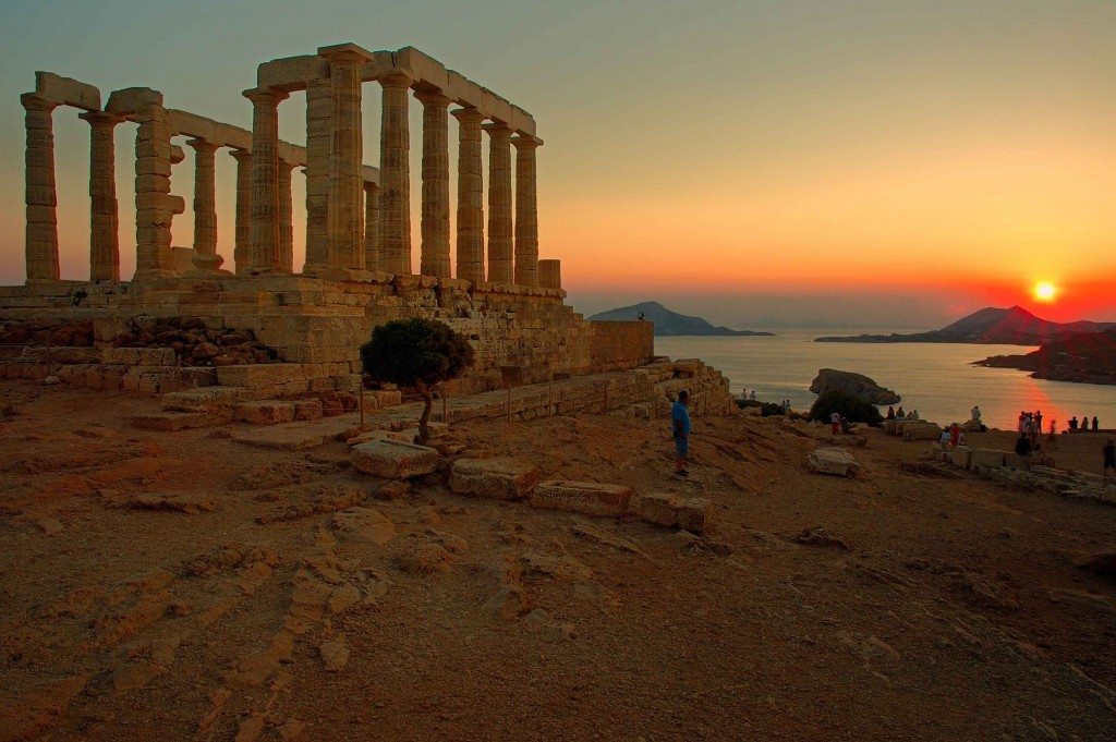 View from the Temple of Poseidon at Cape Sounion