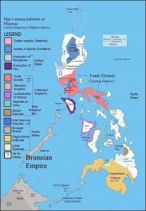 Before the Western contact, the Philippine archipelago had its own rulers and kingdoms, which is Sinified, Indianized and Muslim States. https://en.wikipedia.org/wiki/History_of_the_Philippines_%28900%E2%80%931521%29#/media/File:Philippines_%28pre_1521%29.jpg