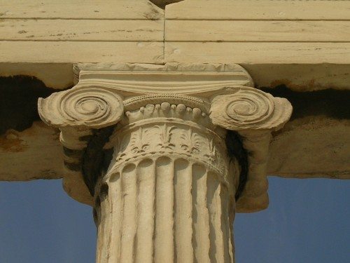 Ionic capital from the Acropolis, Athens, (447-432 BCE). Photo © Mark Cartwright.