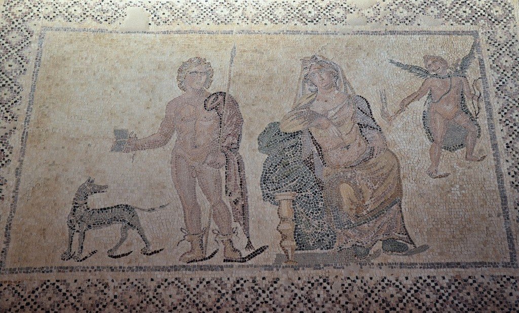 Phaedra and Hippolytus in the House of Dionysus, late 2nd / early 3rd century AD, Paphos Archaeological Park