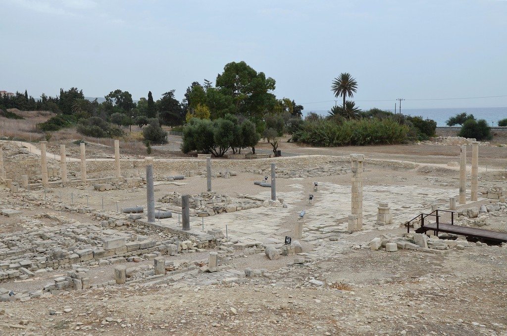 The Agora dating back to the Hellenistic period, it consisted of a large rectangular stone-paved area with porticoes on four sides, Amathus