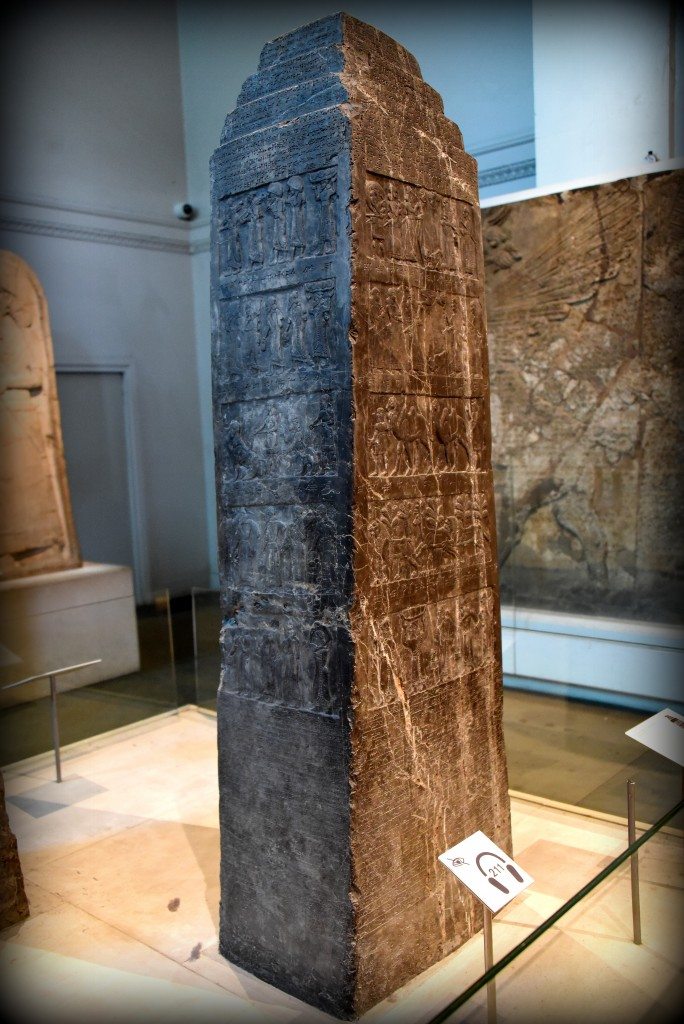 The Black Obelisk of Shalmaneser III at Room 6 of the Ground Floor of the British Museum, London. Photo © Osama S. M. Amin. 