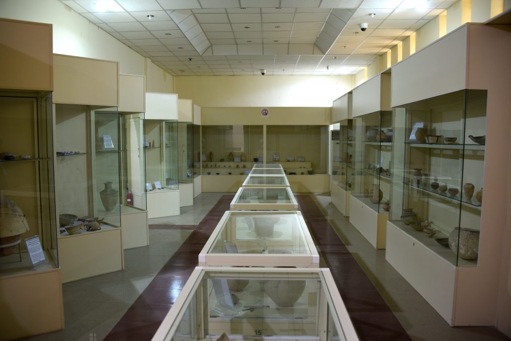 This is the 1st hall. Its displayed artifacts date back from the pre-historical eras to the end of the 3rd millennium BCE. Photo © Osama S. M. Amin.