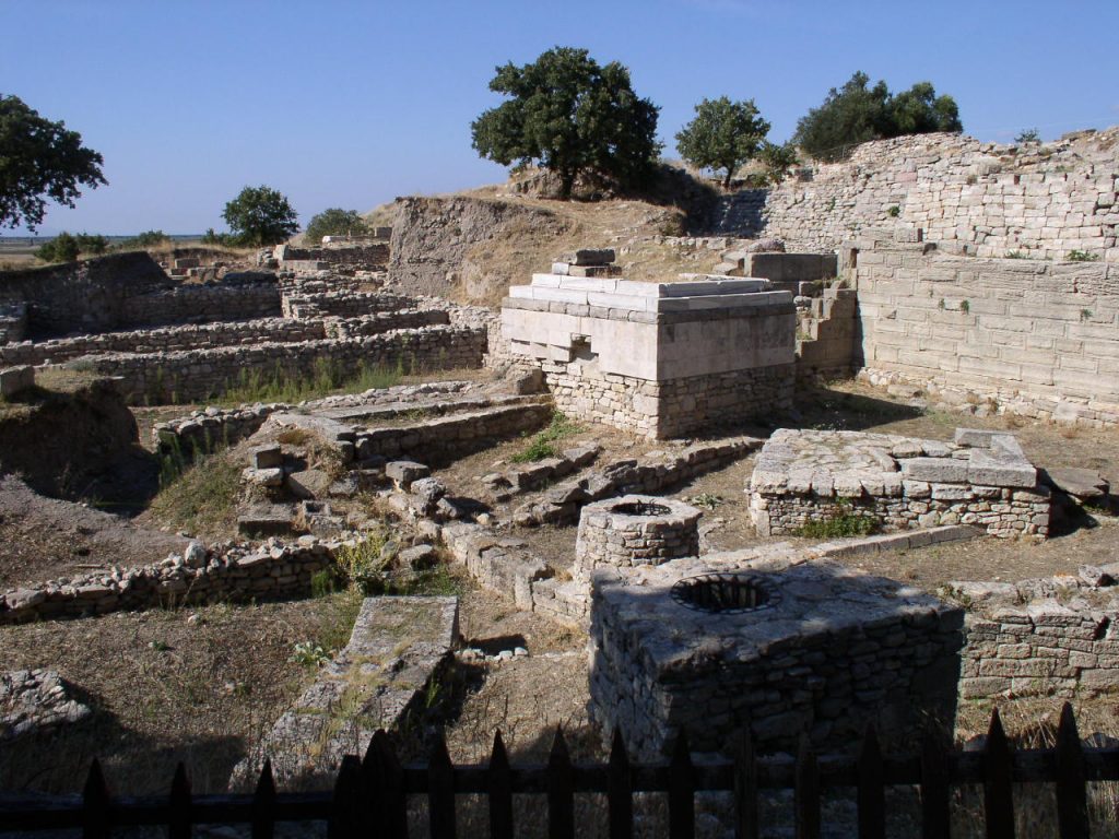 Ruins of ancient Troy in present-day Turkey. (Photo courtesy of Emily Hauser.) 