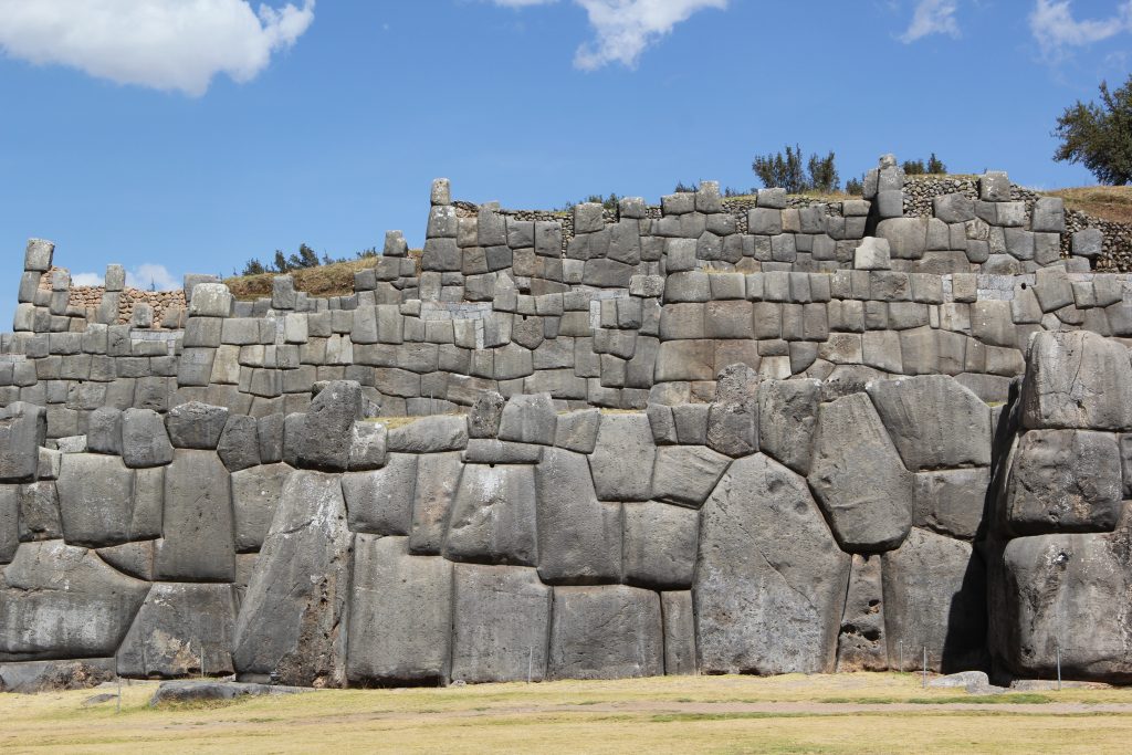 The Incas moved these massive stones to Sacsayhuaman to create this structure located in the hills surrounding Cusco, their capital. Photo © Caroline Cervera.