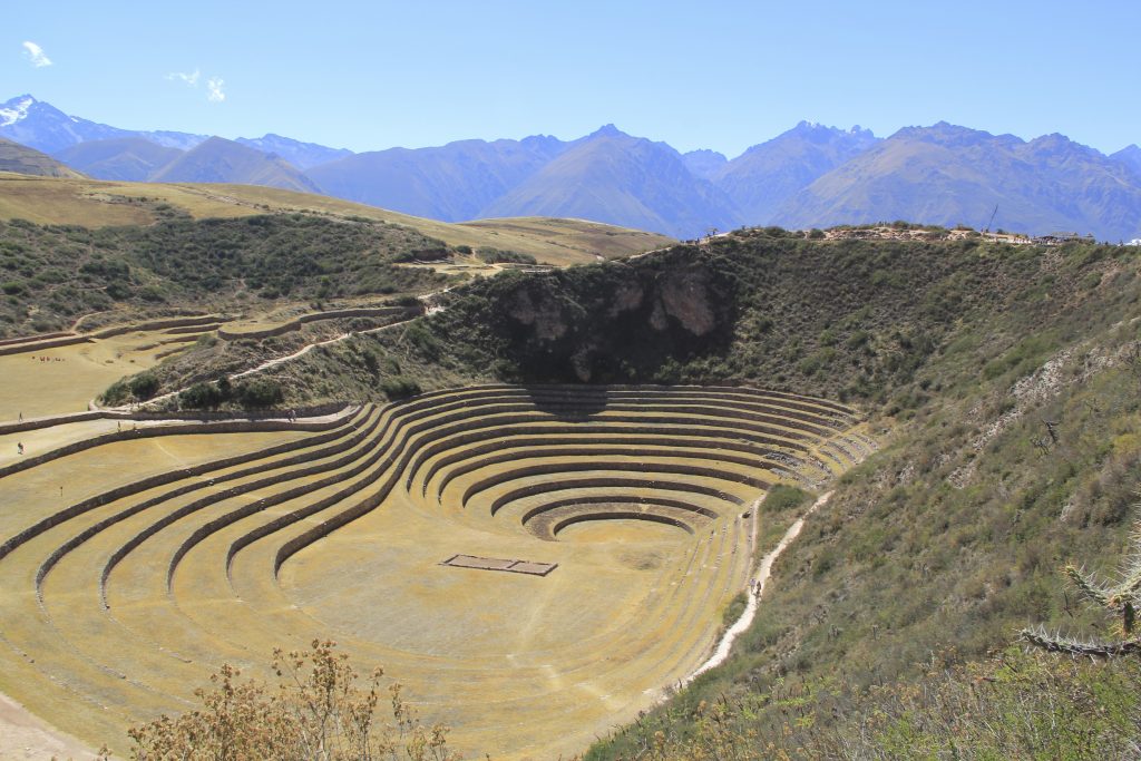 Maras Moray, a site of immense innovation and creativity, is located high in the mountains of Peru. Photo © Caroline Cervera. Inca architecture