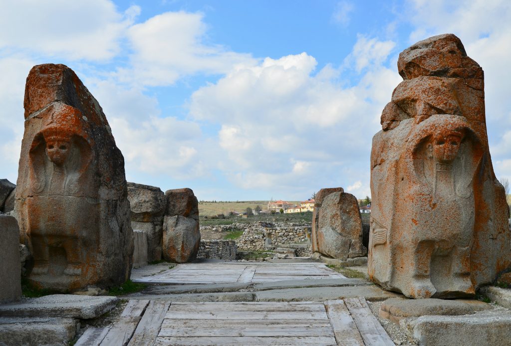 Hittite city of Alacahöyük.