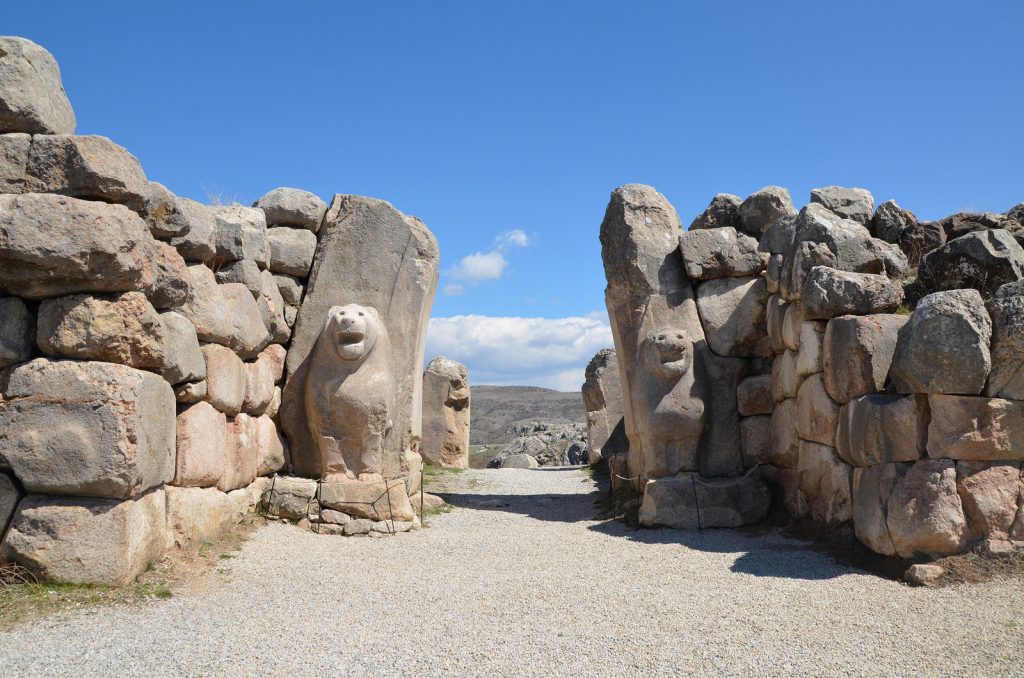 Hittite city of Hattusa today. 
