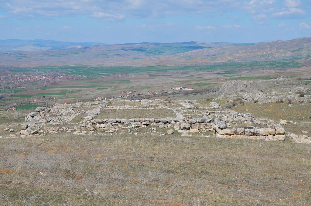 The ruins of one of the biggest Hittite temples of the Temple District.